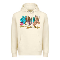 Sandshell peace love nails bbs Premium Hoodie - BundleAndBundleShop