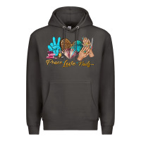 Smoke peace love nails bbs Premium Hoodie - BundleAndBundleShop