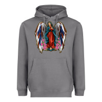 Storm Angel Wing Lady of Guadalupe 4th of July Heavyweight Hoodie - Jasminsmagicworld