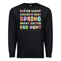 Black easter bunny spring Premium Sweatshirt - MaliasSmallBusiness