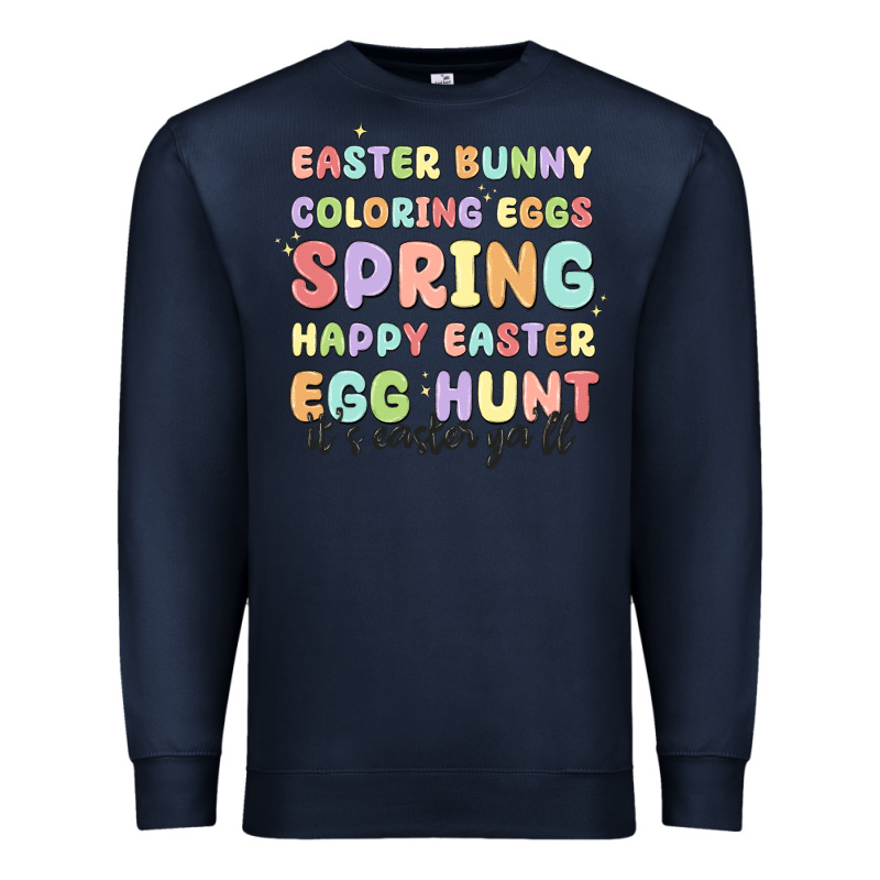 Easter Bunny Spring Premium Sweatshirt by MaliasSmallBusiness | Teevron
