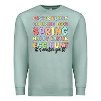 Seafoam easter bunny spring Premium Sweatshirt - MaliasSmallBusiness