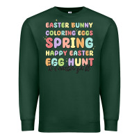 Sports Green easter bunny spring Premium Sweatshirt - MaliasSmallBusiness