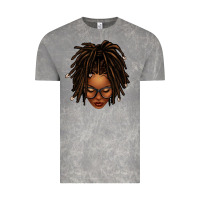 Cloud Rock afro locs messy bun Vintage Tee - texasbilliewilder
