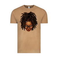 Vintage Camel afro locs messy bun Vintage Tee - texasbilliewilder