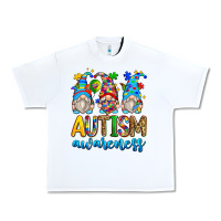 White autism awareness gnomes Urban Heavy Tee - Zillion Design Studio