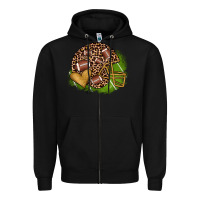 Black american football helmet Zipper Hoodie - JahusDesignShop