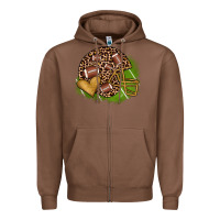 Chestnut american football helmet Zipper Hoodie - JahusDesignShop