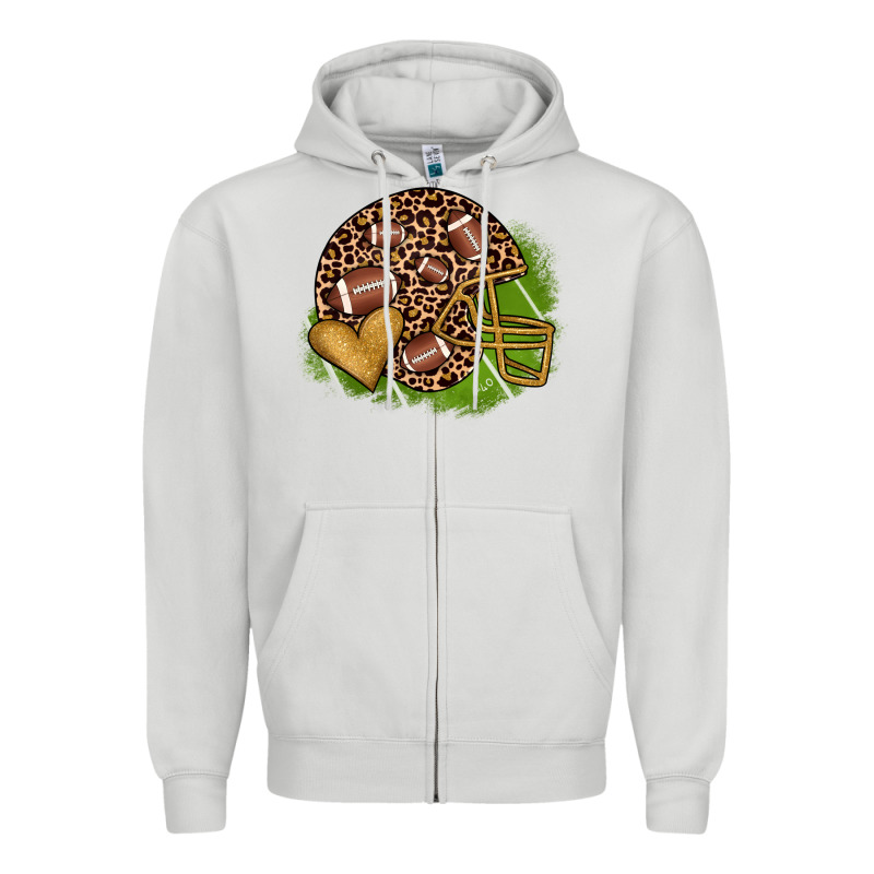 American Football Helmet Zipper Hoodie by JahusDesignShop | Teevron