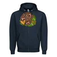 Navy american football helmet Zipper Hoodie - JahusDesignShop