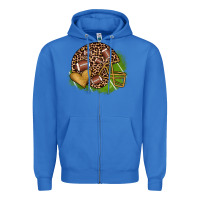 True Royal american football helmet Zipper Hoodie - JahusDesignShop