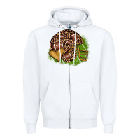 White american football helmet Zipper Hoodie - JahusDesignShop