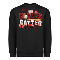 Black hey batter batter swing baseball Heavyweight Sweatshirt - Zillion Design Studio