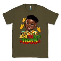 Army Green juneteenth 1865 black boy Classic Tee - HRA Design Shop