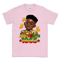 Bubblegum Pink juneteenth 1865 black boy Classic Tee - HRA Design Shop