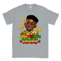 Heather Grey juneteenth 1865 black boy Classic Tee - HRA Design Shop
