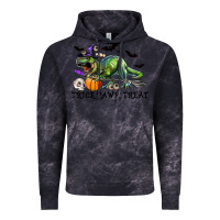 Cloud Black T-Rex Trick Rawr Treat Vintage Hoodie - RanaPortraitStore