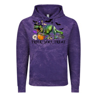 Cloud Purple T-Rex Trick Rawr Treat Vintage Hoodie - RanaPortraitStore