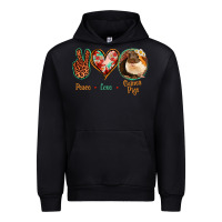 Black Peace Love Guinea Pigs Urban Hoodie - Bettercallsaul