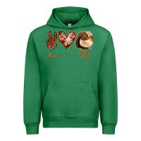Emerald Peace Love Guinea Pigs Urban Hoodie - Bettercallsaul