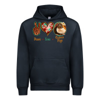 Navy Peace Love Guinea Pigs Urban Hoodie - Bettercallsaul