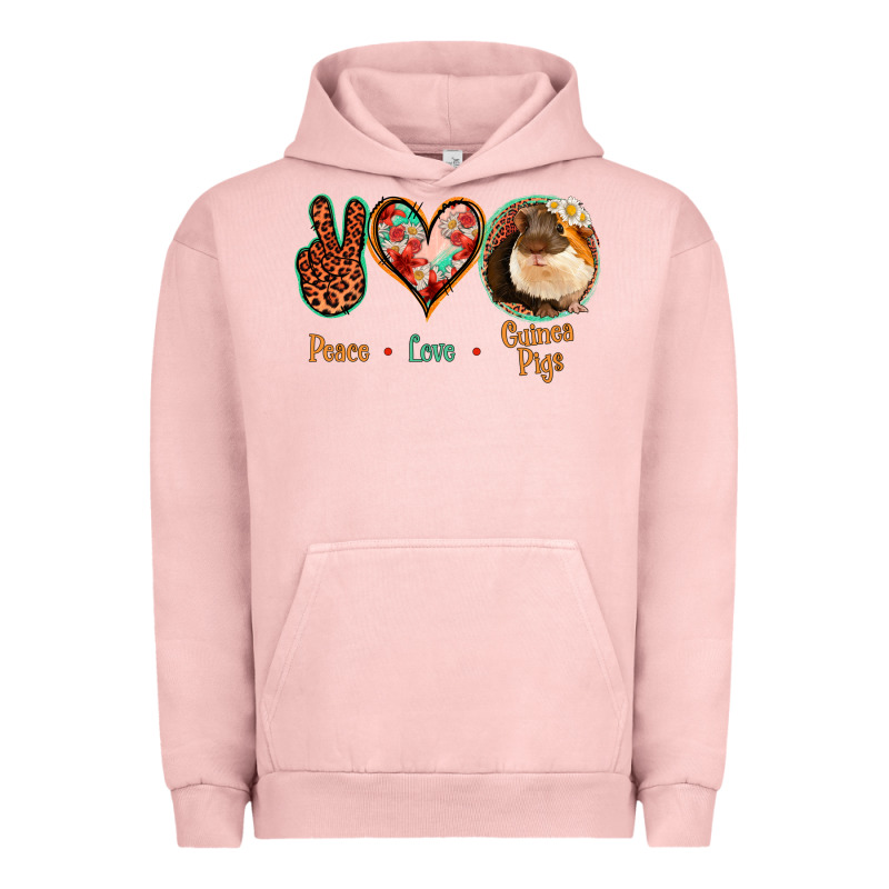 Peace Love Guinea Pigs Urban Hoodie by Bettercallsaul | Teevron