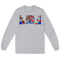 Moon Dust floral 4th of july crew 16oz libbey cup Long Sleeve Tee - HRA Design Shop