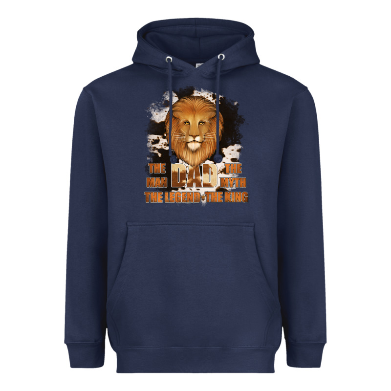 Dad The Man Cowhide Background Heavyweight Hoodie by Jasminsmagicworld | Teevron