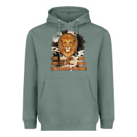 Sage Dad The Man Cowhide Background Heavyweight Hoodie - Jasminsmagicworld