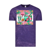 Cloud Purple nurse coffee cups Vintage Tee - Zillion Design Studio