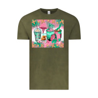 Vintage Olive nurse coffee cups Vintage Tee - Zillion Design Studio