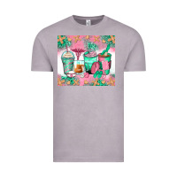 Vintage Zinc nurse coffee cups Vintage Tee - Zillion Design Studio
