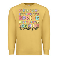 Antique Gold easter bunny spring Premium Sweatshirt - MaliasSmallBusiness
