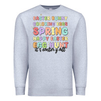 Heather Grey easter bunny spring Premium Sweatshirt - MaliasSmallBusiness