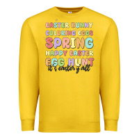 Lemon easter bunny spring Premium Sweatshirt - MaliasSmallBusiness