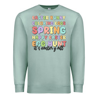 Seafoam easter bunny spring Premium Sweatshirt - MaliasSmallBusiness