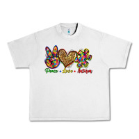 Lunar Rock peace love autism Urban Heavy Tee - Zillion Design Studio
