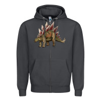 Smoke dinosaur stegosaurus Zipper Hoodie - Artiststas
