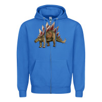 True Royal dinosaur stegosaurus Zipper Hoodie - Artiststas