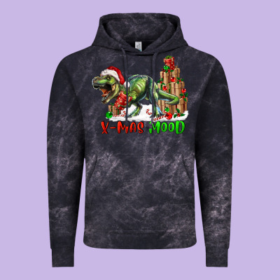 Vintage Hoodie t rex x mas mood