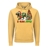 Vintage Mustard t rex x mas mood Vintage Hoodie - RanaPortraitStore