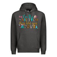 Charcoal Heather i'm the nail tech they told you about bbs Premium Hoodie - BundleAndBundleShop