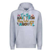 Heather Grey i'm the nail tech they told you about bbs Premium Hoodie - BundleAndBundleShop