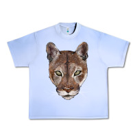 Grape Ice florida panther  face Urban Heavy Tee - BarkalooDesign