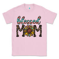 Bubblegum Pink blessed mom Classic Tee - CowhideDigitalArt