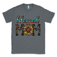 Charcoal Heather blessed mom Classic Tee - CowhideDigitalArt