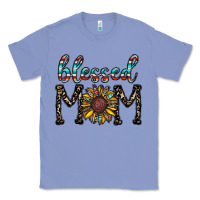 Colony Blue blessed mom Classic Tee - CowhideDigitalArt