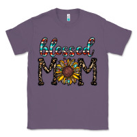 Lavender blessed mom Classic Tee - CowhideDigitalArt