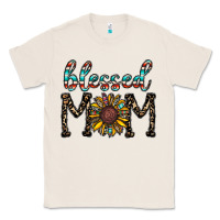 Natural blessed mom Classic Tee - CowhideDigitalArt