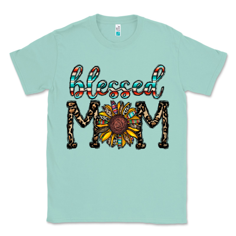 Blessed Mom Classic Tee by CowhideDigitalArt | Teevron